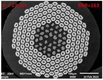 High-Cp wires Nb3Sn Wire with 23 µm filaments
